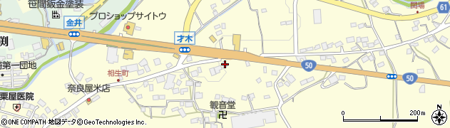 茨城県笠間市笠間755周辺の地図