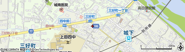 ＪＡ信州うえだ上田西支所城下店周辺の地図