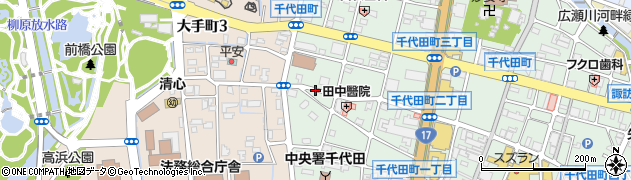 千代田町一丁目周辺の地図