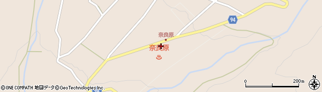 奈良原温泉あさま苑周辺の地図