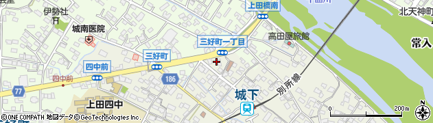 長野県上田市諏訪形（三好町）周辺の地図