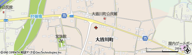栃木県栃木市大皆川町275周辺の地図