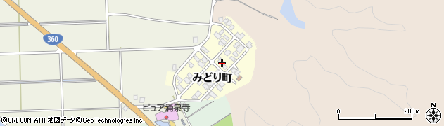 石川県小松市みどり町周辺の地図