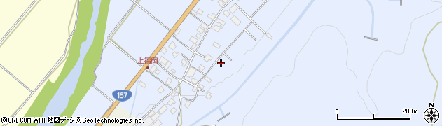 石川県白山市河内町福岡（列）周辺の地図