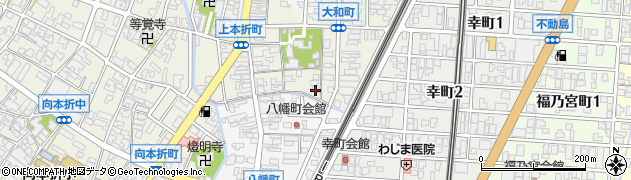 石川県小松市上本折町181周辺の地図
