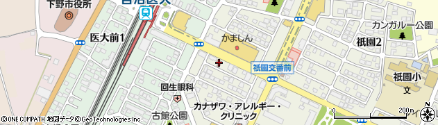自治医大駅前郵便局 ＡＴＭ周辺の地図