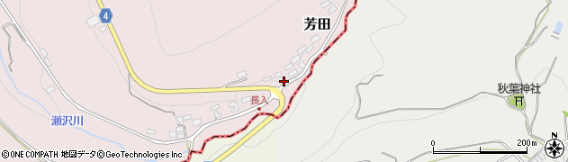 長野県上田市芳田（長入）周辺の地図