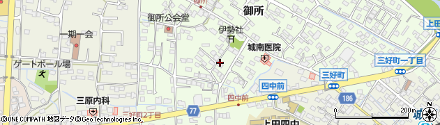 長野県上田市御所三好町周辺の地図