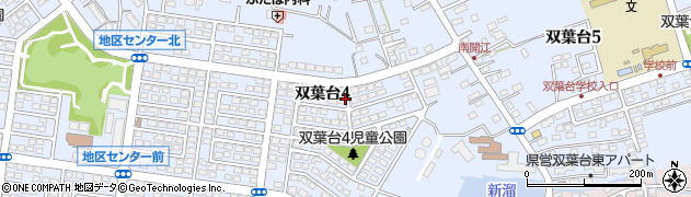 茨城県水戸市双葉台周辺の地図