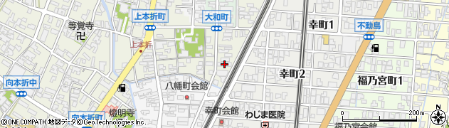 石川県小松市上本折町210周辺の地図