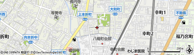 石川県小松市上本折町167周辺の地図