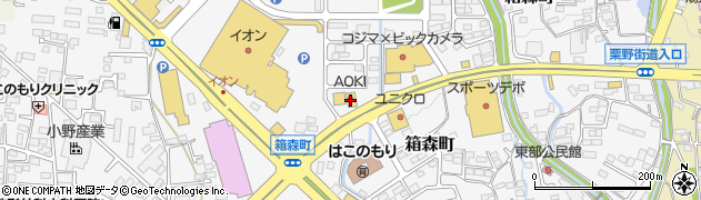 ＡＯＫＩ栃木店周辺の地図