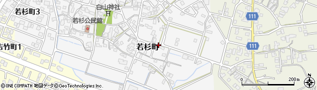 石川県小松市若杉町カ周辺の地図