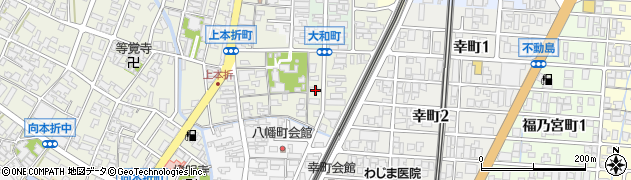 石川県小松市上本折町186周辺の地図