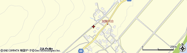 石川県白山市河合町ロ周辺の地図
