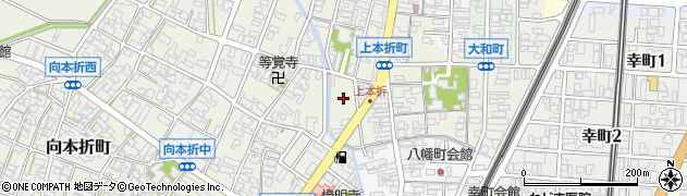 石川県小松市上本折町36周辺の地図