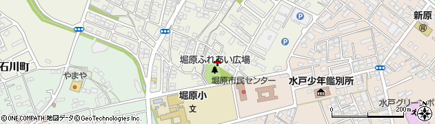 茨城県水戸市堀町2112周辺の地図
