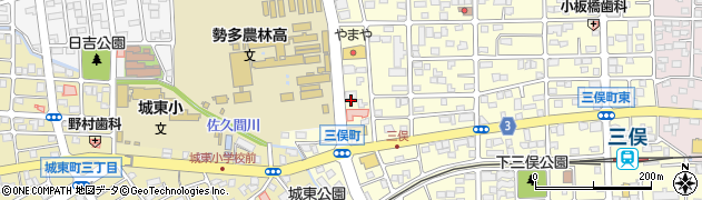 大和屋質店三俣店周辺の地図
