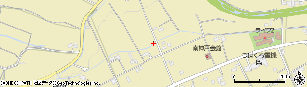 長野県松川村（北安曇郡）南神戸周辺の地図