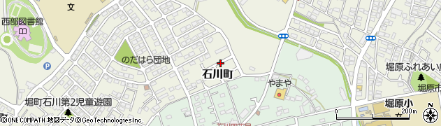 茨城県水戸市石川町周辺の地図