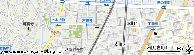 石川県小松市上本折町222周辺の地図