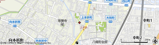 石川県小松市上本折町291周辺の地図