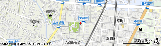 石川県小松市上本折町187周辺の地図