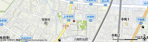 石川県小松市上本折町150周辺の地図