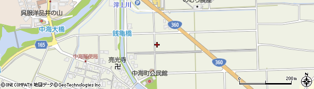 石川県小松市中海町（八号）周辺の地図
