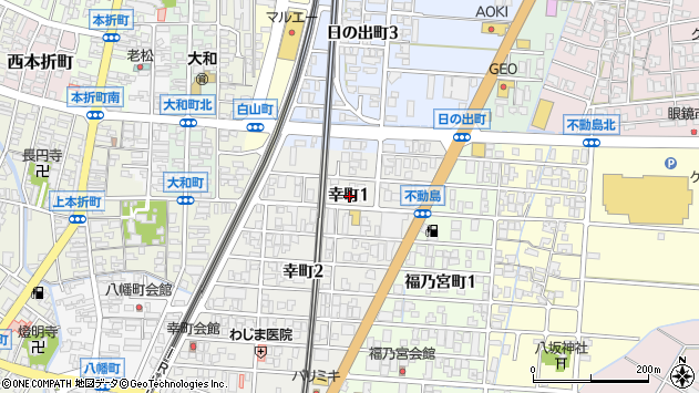 〒923-0867 石川県小松市幸町の地図