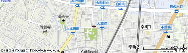 石川県小松市上本折町145周辺の地図