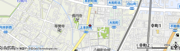 石川県小松市上本折町77周辺の地図