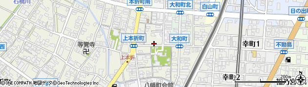 石川県小松市上本折町134周辺の地図