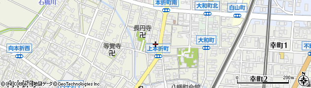 石川県小松市上本折町23周辺の地図