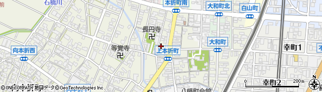 石川県小松市上本折町24周辺の地図