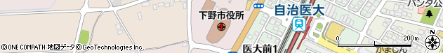 栃木県下野市周辺の地図