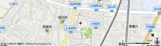 石川県小松市上本折町136周辺の地図