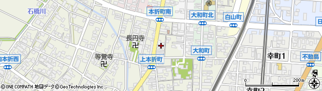 石川県小松市上本折町84周辺の地図