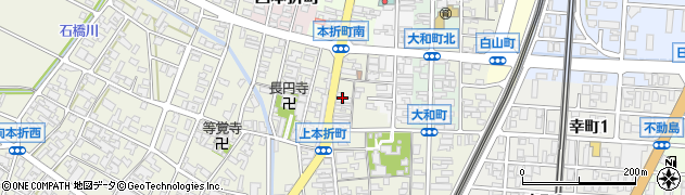 石川県小松市上本折町86周辺の地図