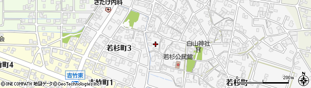 石川県小松市若杉町ヲ36周辺の地図