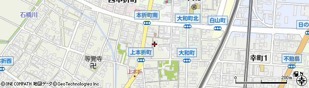 石川県小松市上本折町123周辺の地図