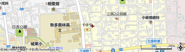 アサカタクシー三俣営業所周辺の地図