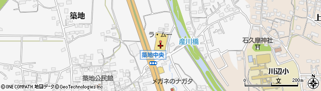 株式会社西源　上田築地店周辺の地図