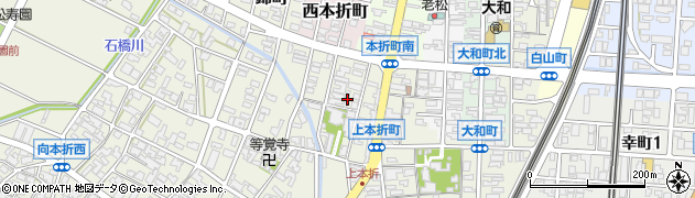 石川県小松市上本折町288周辺の地図