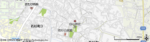 石川県小松市若杉町リ176周辺の地図