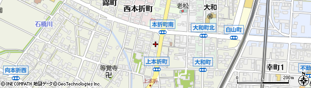 石川県小松市上本折町11周辺の地図