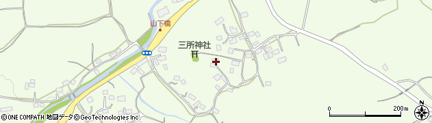 茨城県笠間市大渕周辺の地図