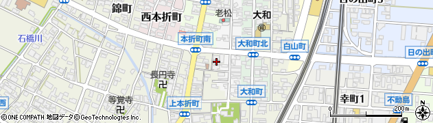 石川県小松市上本折町112周辺の地図