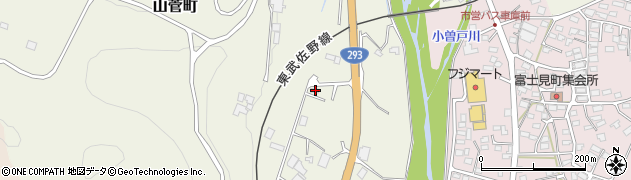 栃木県佐野市山菅町3411周辺の地図