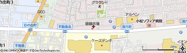 ファミリーマート小松沖町店周辺の地図